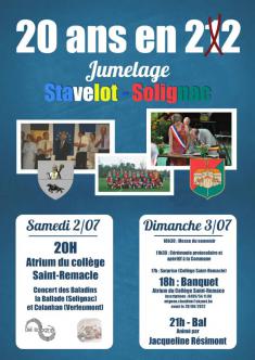 20 ans de jumelage Stavelot - Solignac